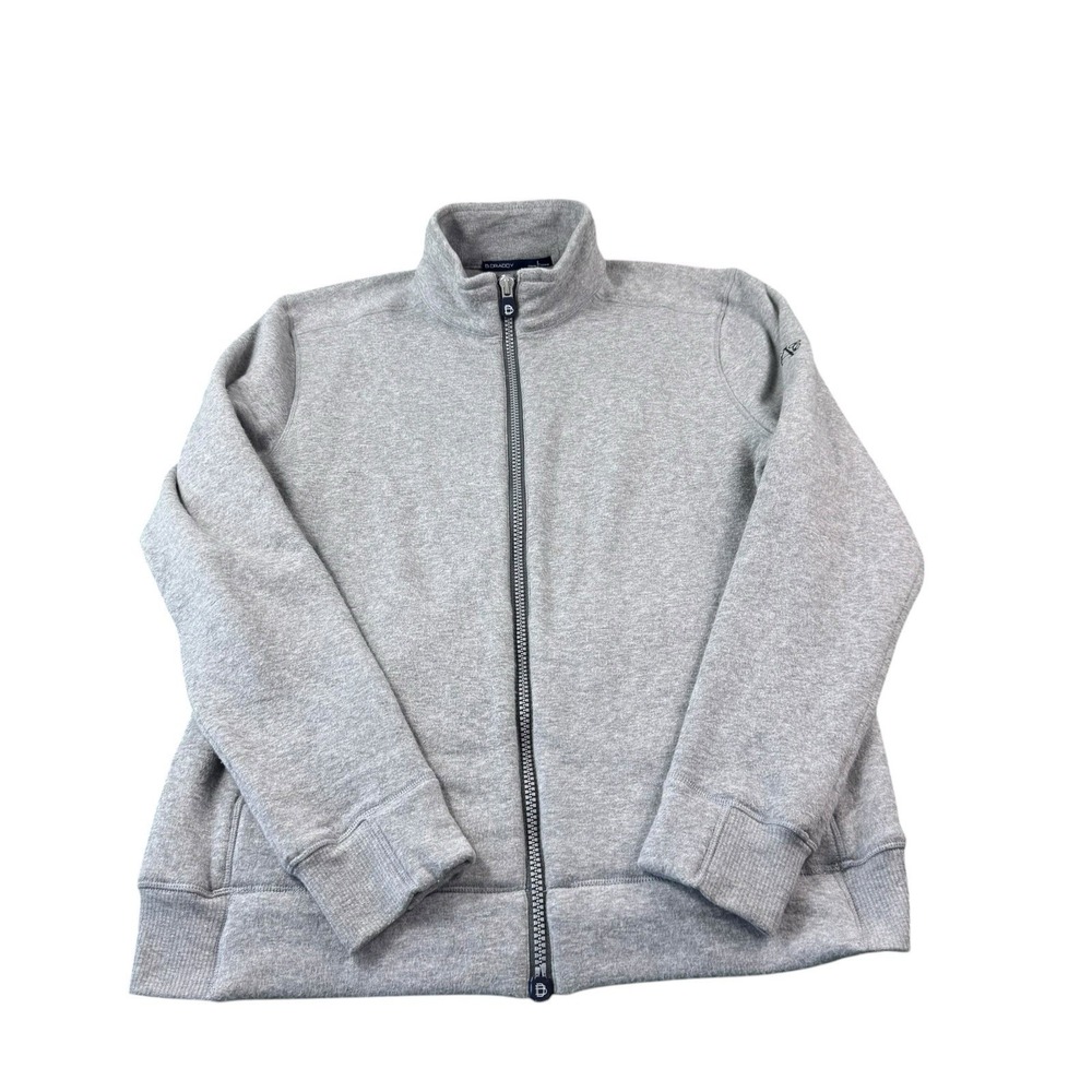 B.Draddy Full Zip Gray Aronimink Mens Fleece‎ Golf Jacket Size Large